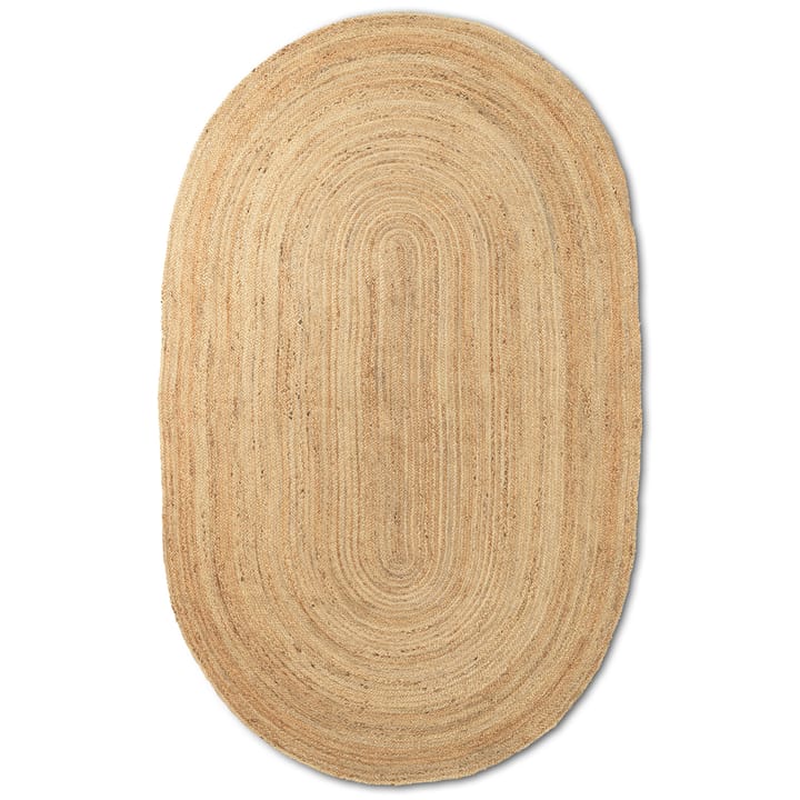 Eternal juten mat ovaal large - Natural - Ferm Living