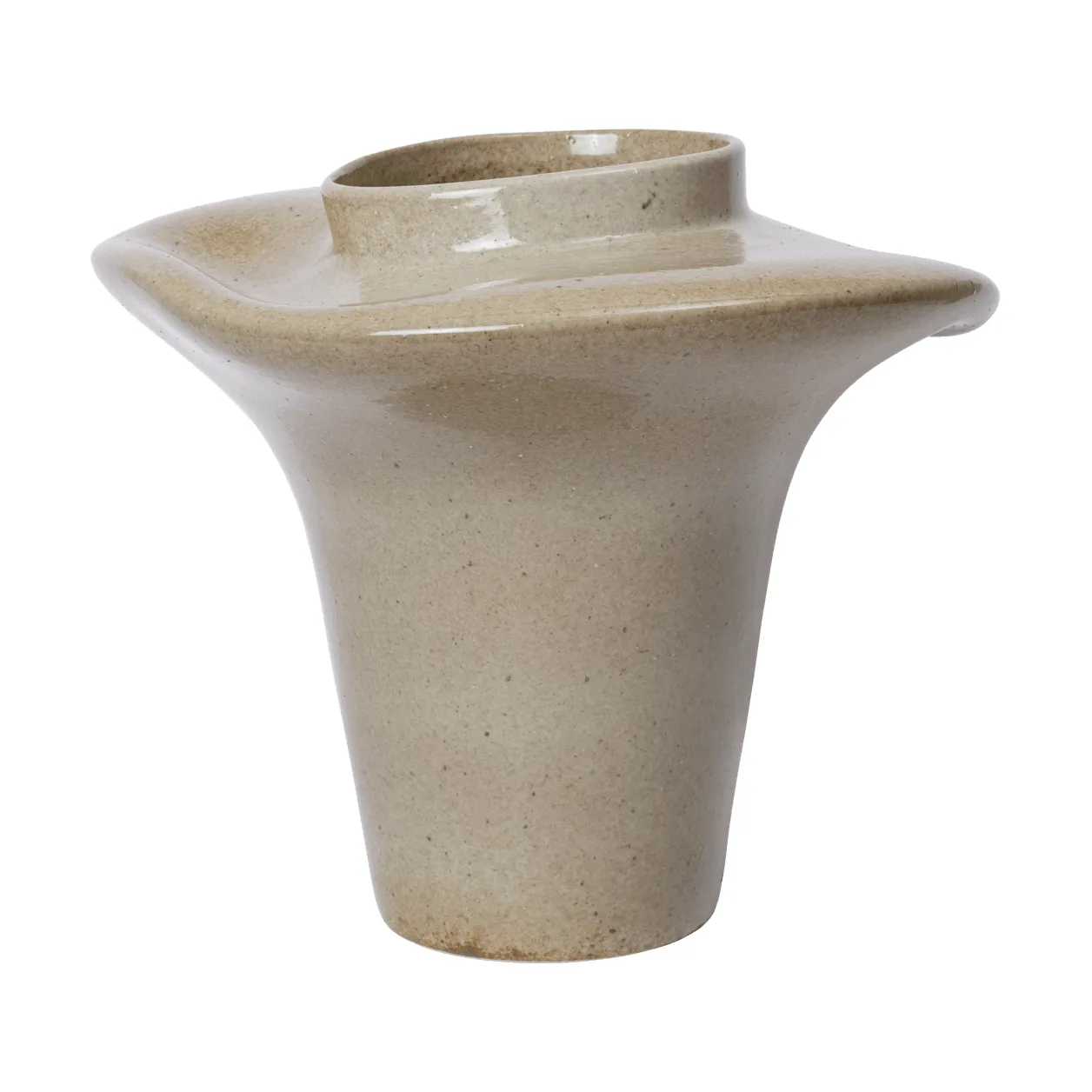 Evio vaas, Elm green, Ø35x53 cm Ferm Living