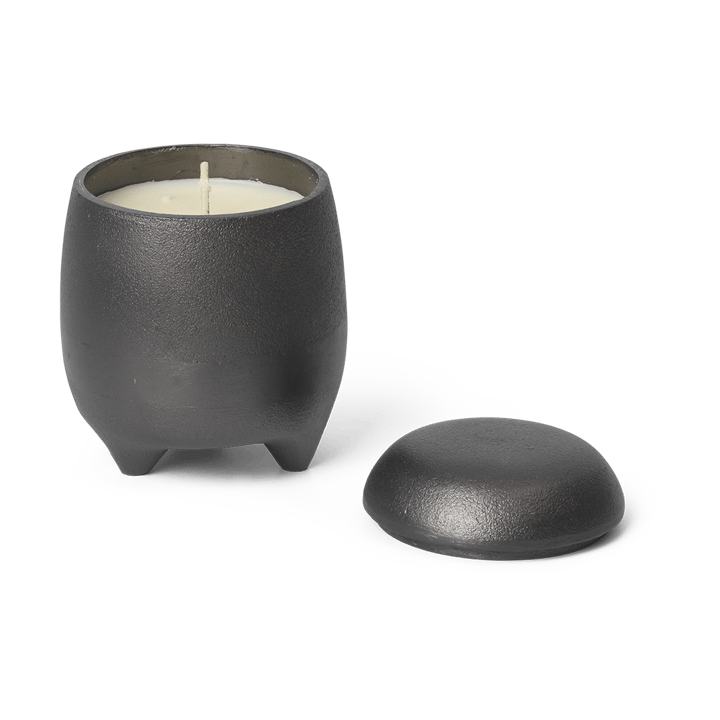 Evoke kaars in pot, Zwart geanodiseerd aluminium Ferm Living