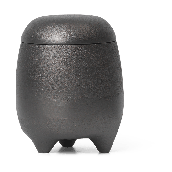 Evoke kaars in pot, Zwart geanodiseerd aluminium Ferm Living