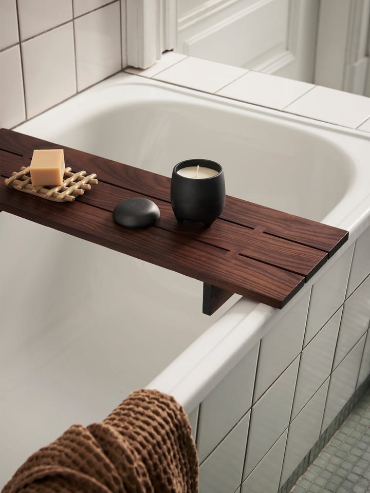 Evoke kaars in pot, Zwart geanodiseerd aluminium Ferm Living
