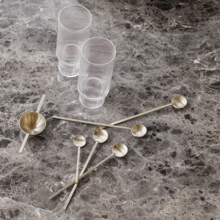 Fein longdrinklepel, Messing Ferm Living