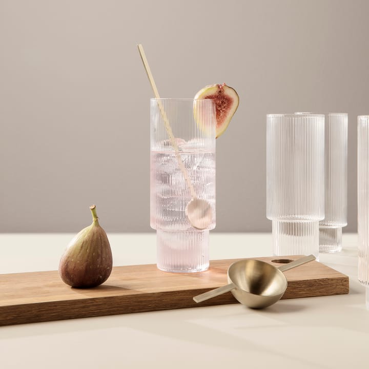 Fein longdrinklepel, Messing Ferm Living