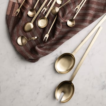 Fein saladebestek 2-delig - Messing - Ferm Living