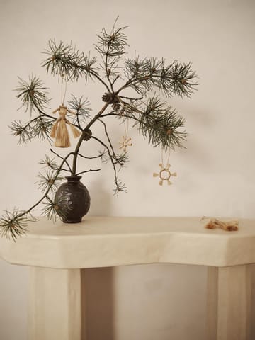 Ferm Living Jute Stars kerstboomversiering 3-delig - Natural - Ferm Living