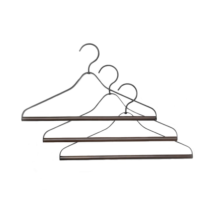 Ferm Living kleerhanger 3-pack - zwart - Ferm Living