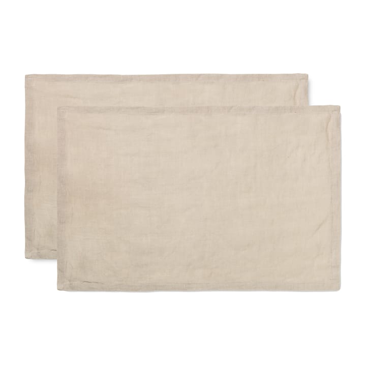 Ferm Living placemat linnen 2-pack - Natural - Ferm Living
