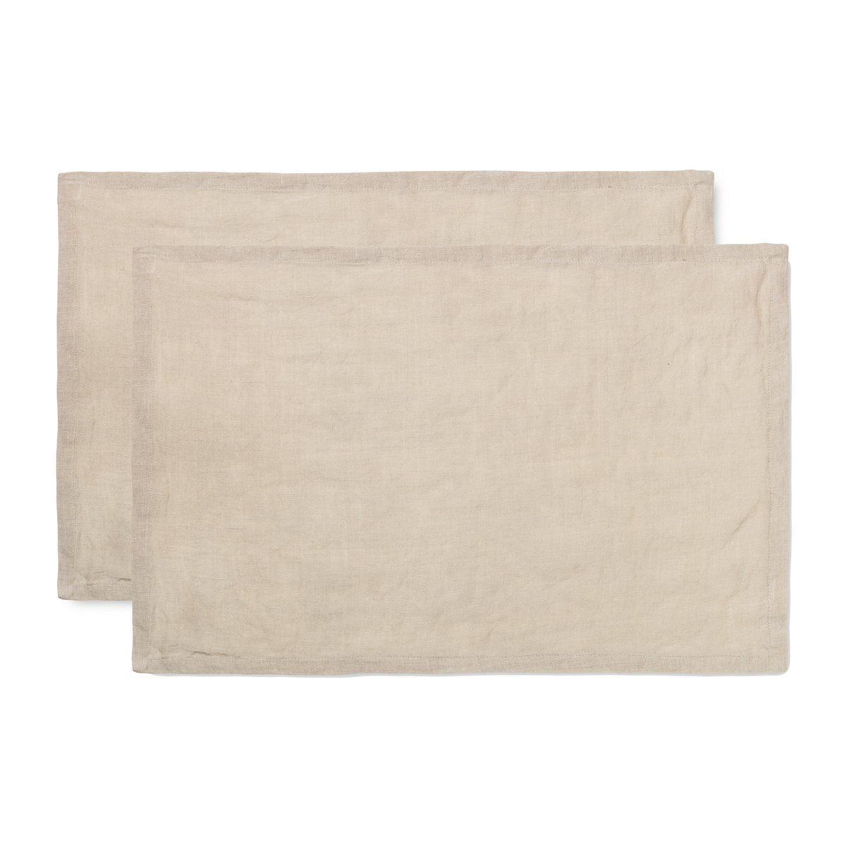 Ferm Living placemat linnen 2-pack Natural | Scandinavisch Interieur | Placemats | Beige