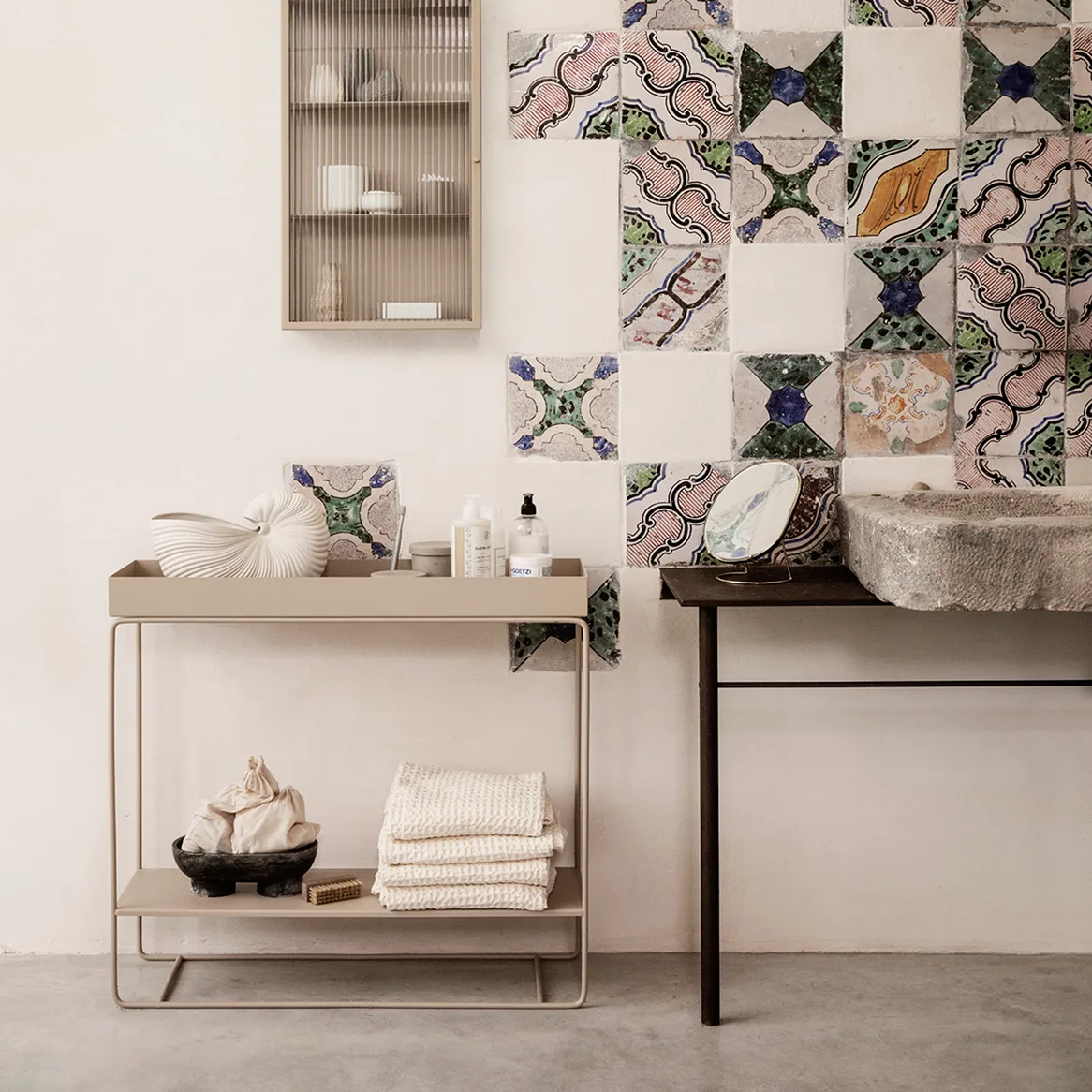 Ferm Living plant box plantentafel, Cashmere Ferm Living