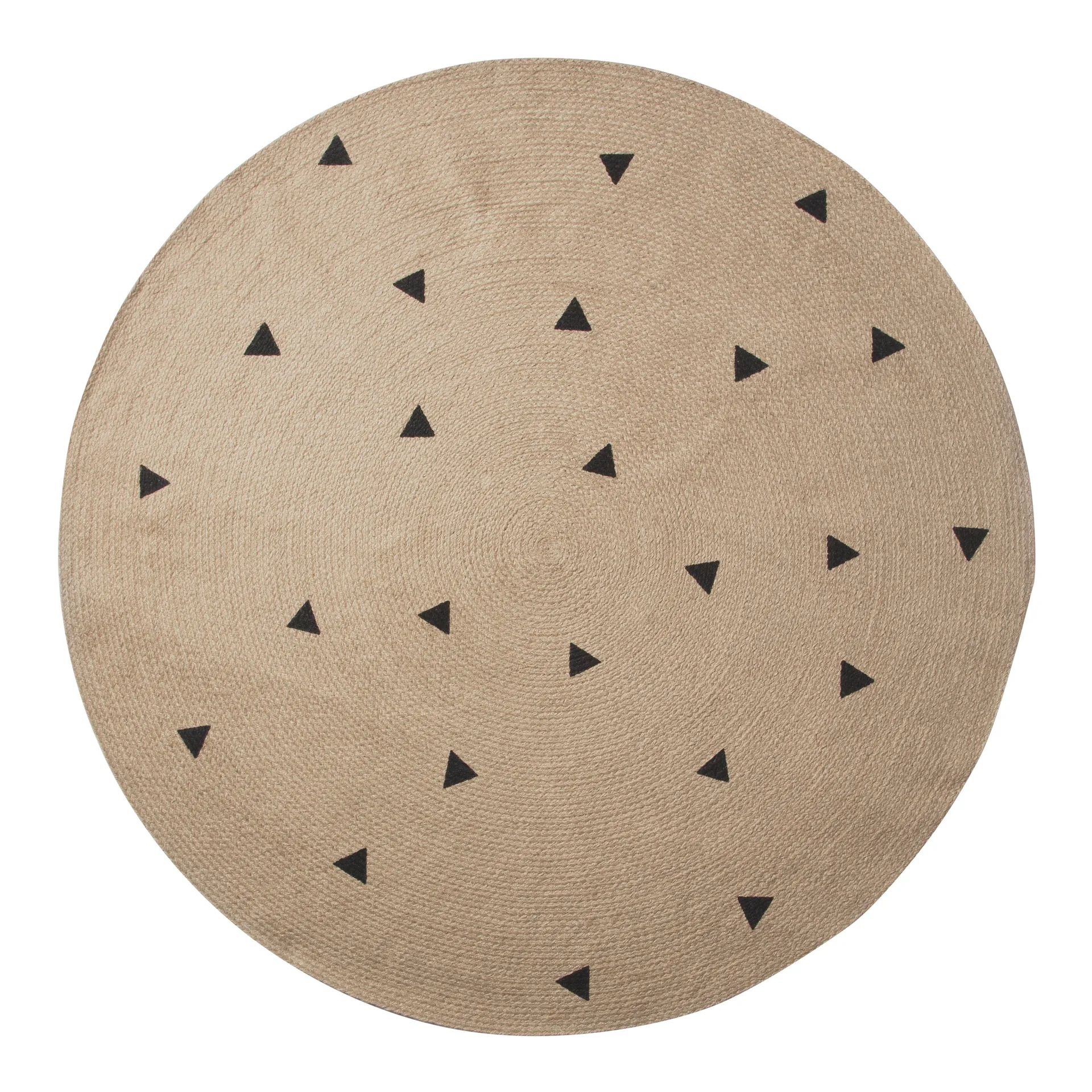 Ferm Living rond tapijt, driehoekig Ferm Living