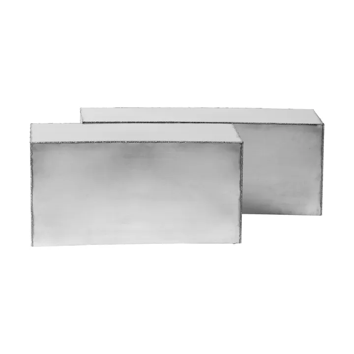Ferra salontafel 2 delen - Stainless steel - Ferm Living