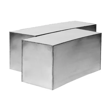 Ferra salontafel 2 delen - Stainless steel - Ferm Living