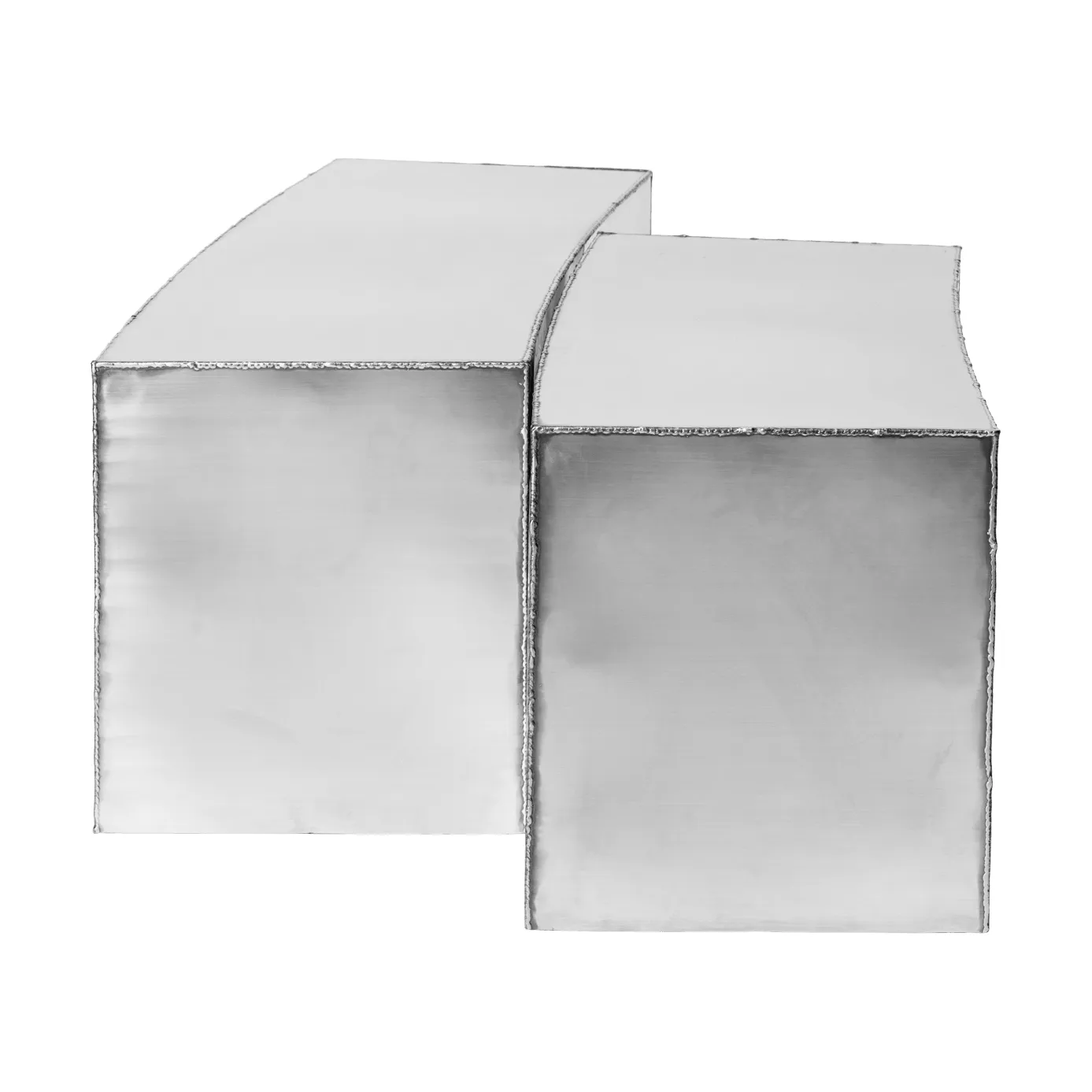 Ferra salontafel 2 delen, Stainless steel Ferm Living