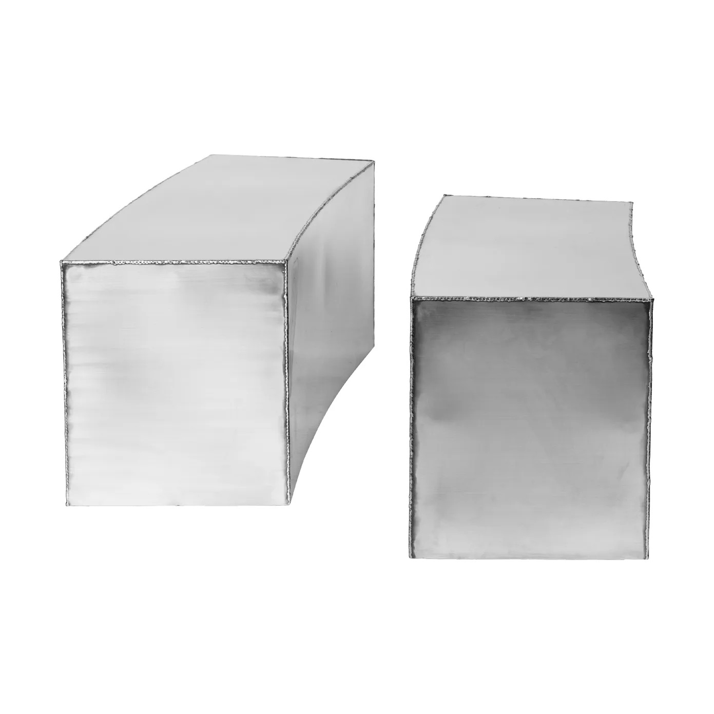Ferra salontafel 2 delen, Stainless steel Ferm Living