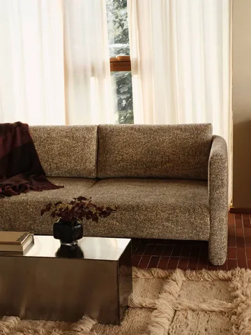Ferra salontafel 2 delen - Stainless steel - Ferm Living
