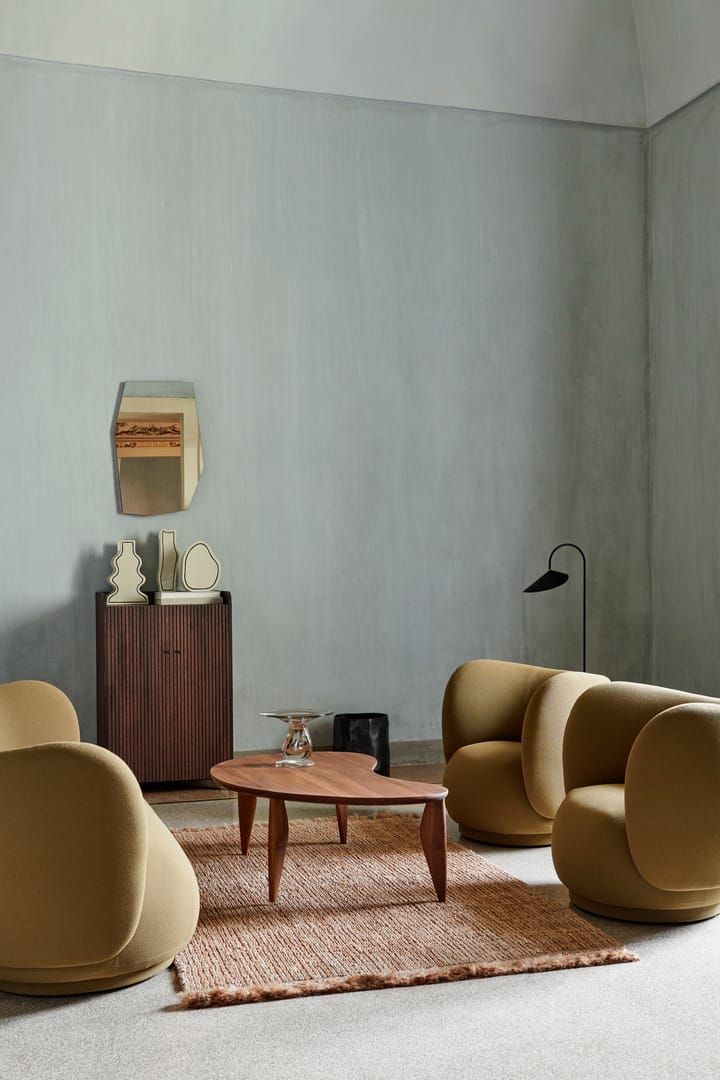 Feve salontafel, Walnut Ferm Living