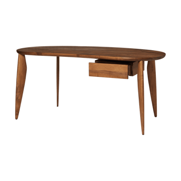 Feve tafel 160x86x73 cm - Walnut - Ferm Living