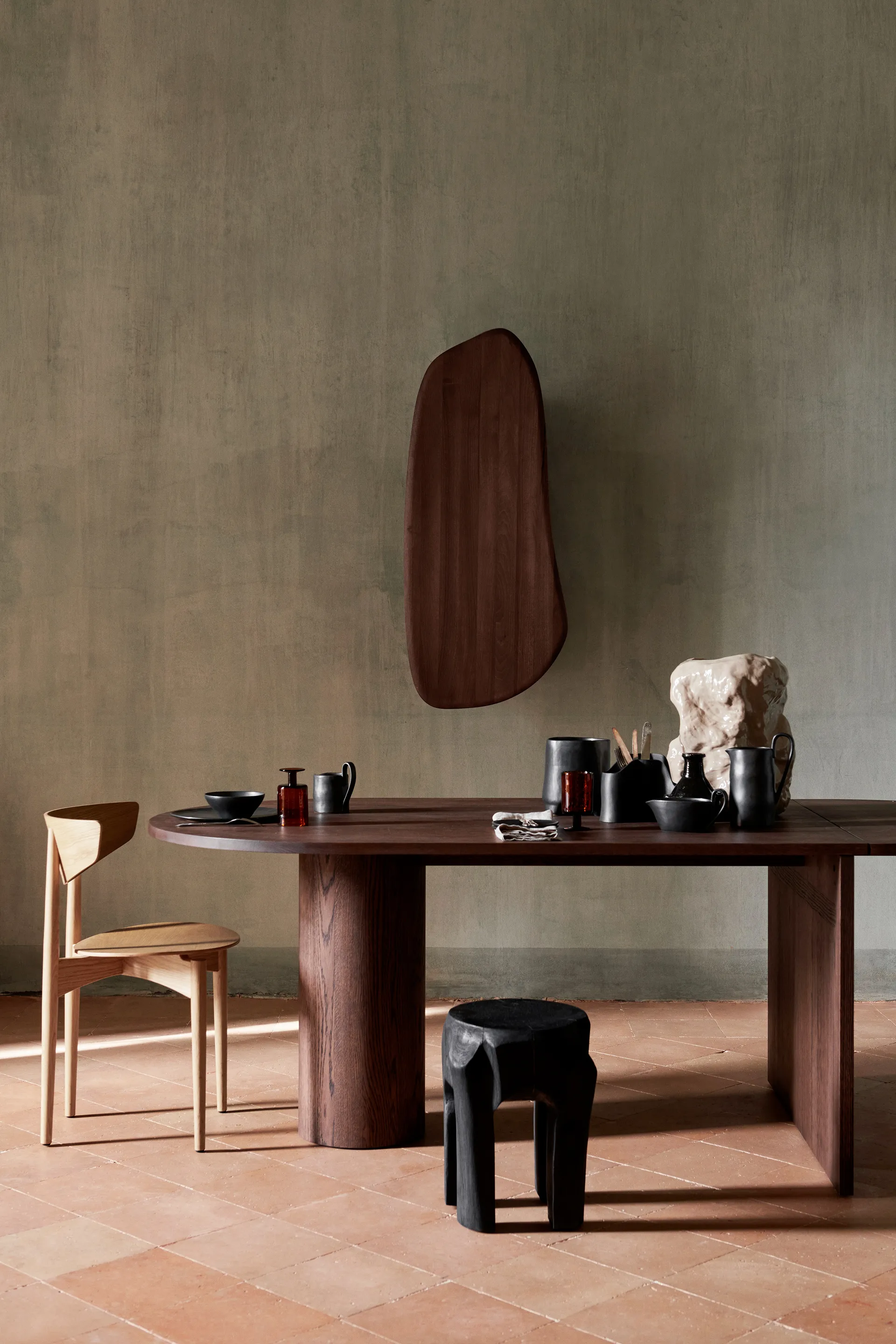 Feve wandkast, Walnut Ferm Living