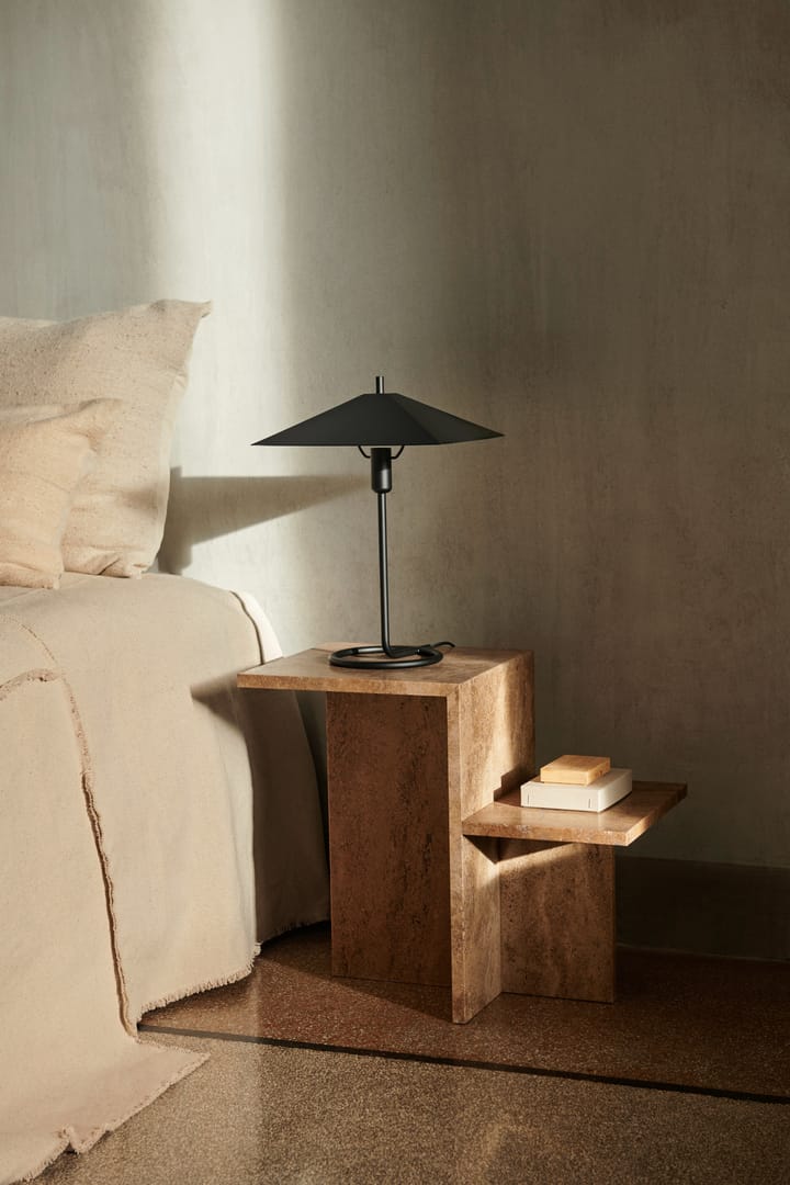 Filo square tafellamp, Black-black Ferm Living