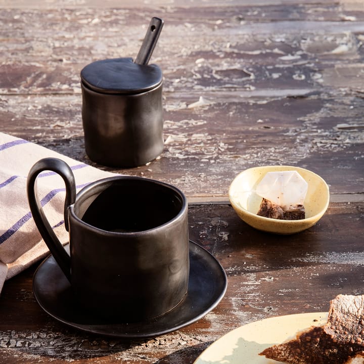 Flow bordje 15 cm, Zwart Ferm Living