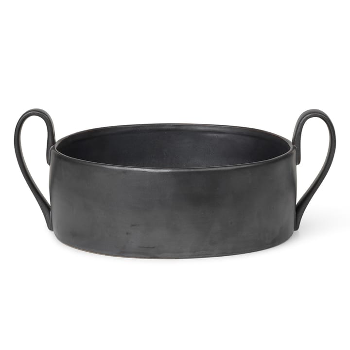 Flow Centrepiece schaal - Black - Ferm Living