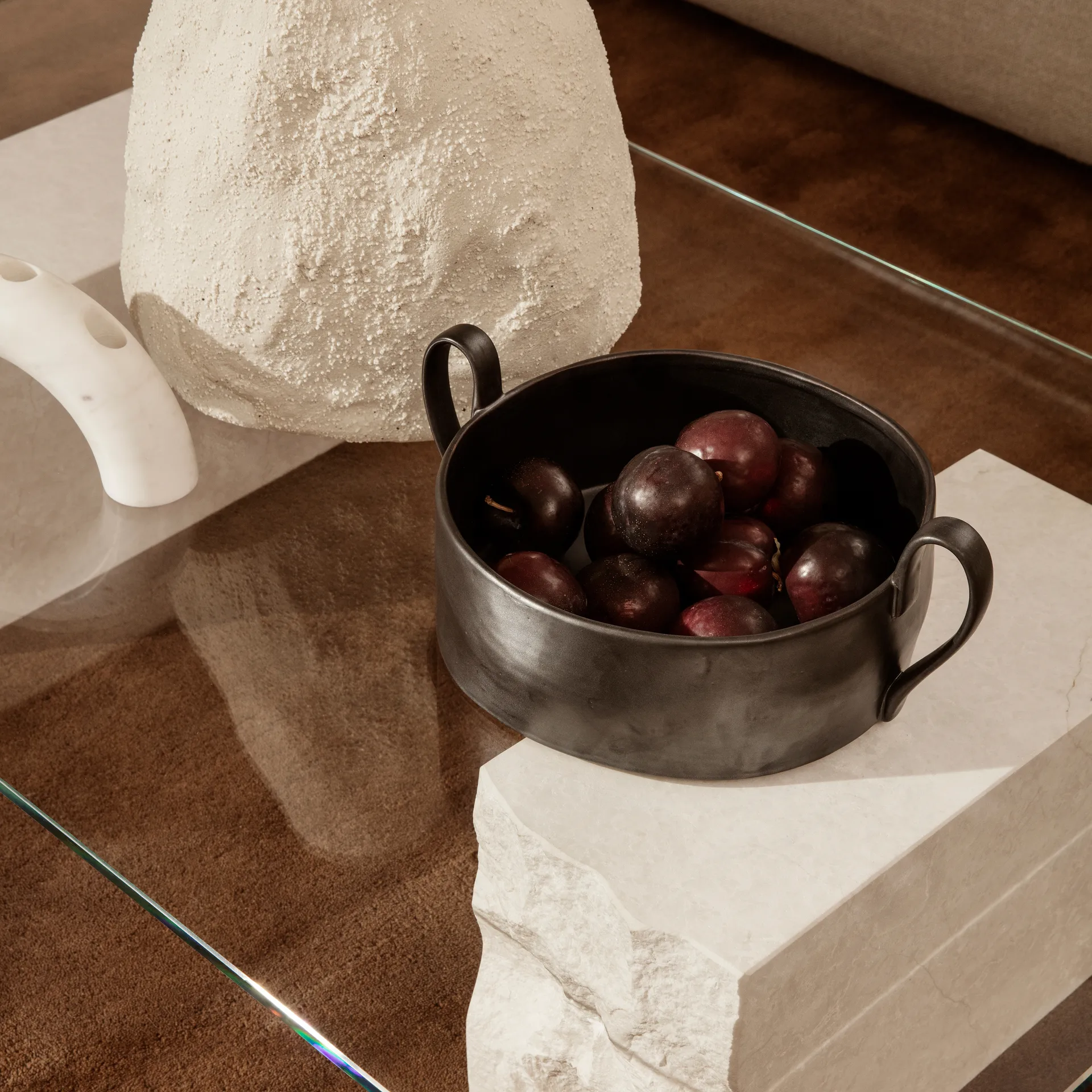 Flow Centrepiece schaal, Black Ferm Living