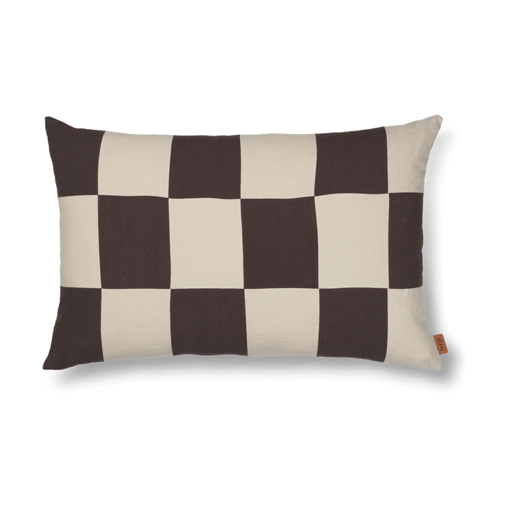 Fold patchwork kussenhoes 40x60 cm - Coffee-undyed - Ferm Living
