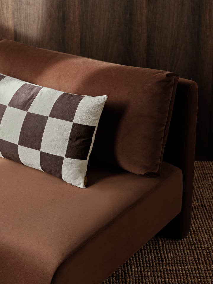 Fold patchwork kussenhoes 40x60 cm, Coffee-undyed Ferm Living
