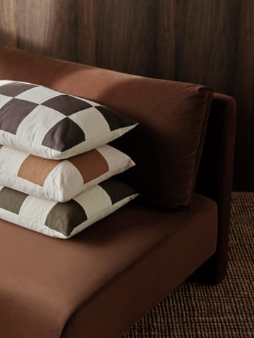 Fold patchwork kussenhoes 40x60 cm - Sugar kelp-undyed - Ferm Living