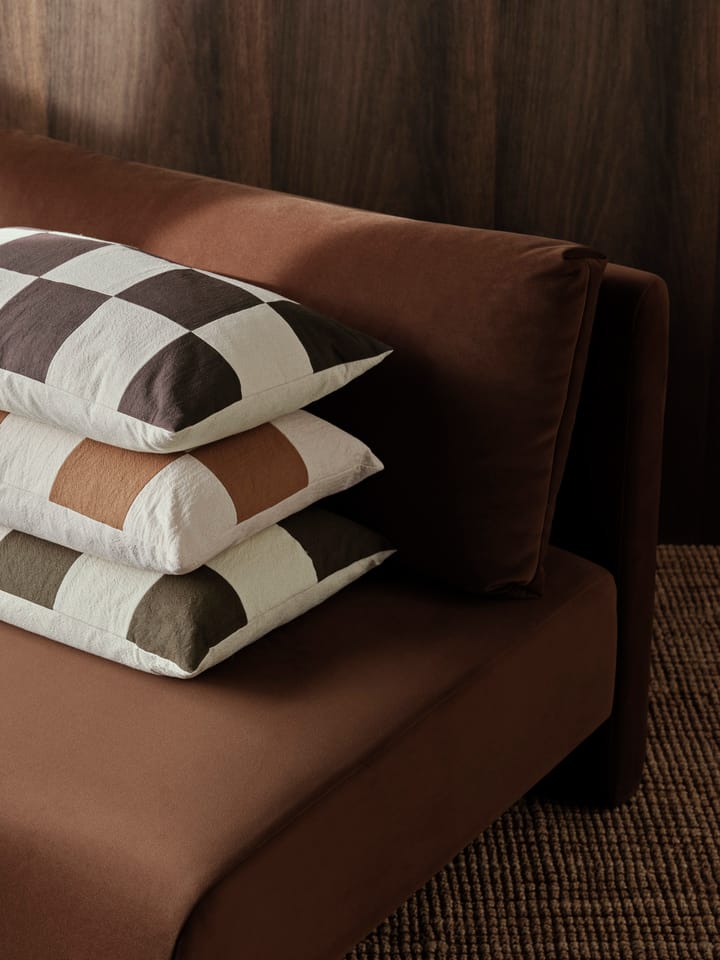 Fold patchwork kussenhoes 40x60 cm, Sugar kelp-undyed Ferm Living
