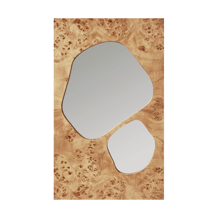 Folia spiegel - Natural burl, 82 cm - Ferm Living