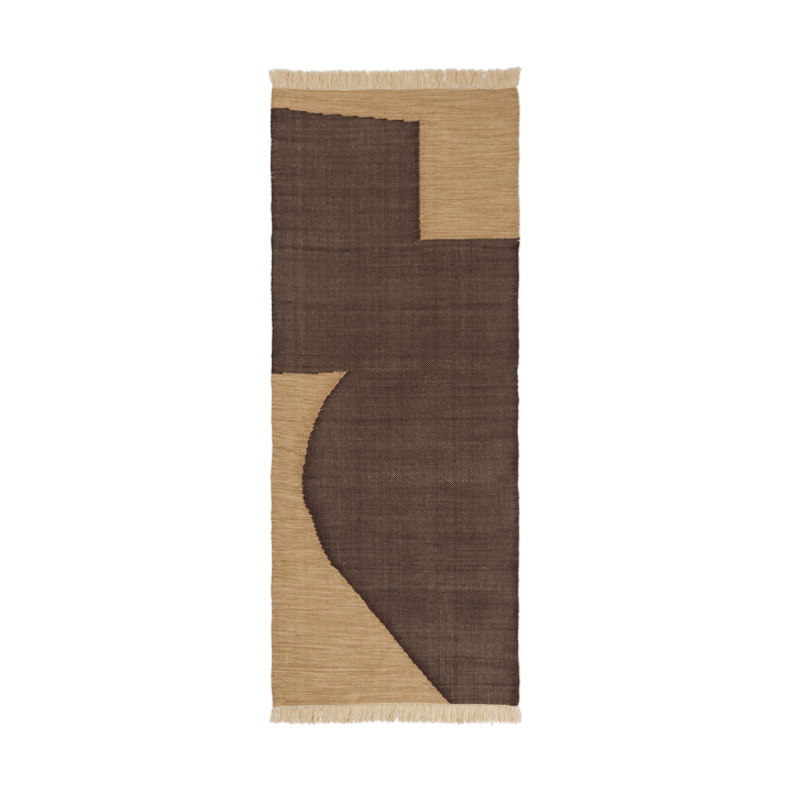 Forene gangloper - Tan-Chocolate, 80x200 cm - Ferm Living