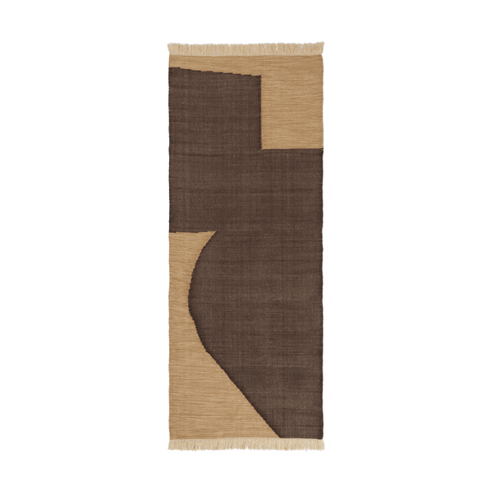 Forene gangloper - Tan-Chocolate, 80x200 cm - ferm LIVING