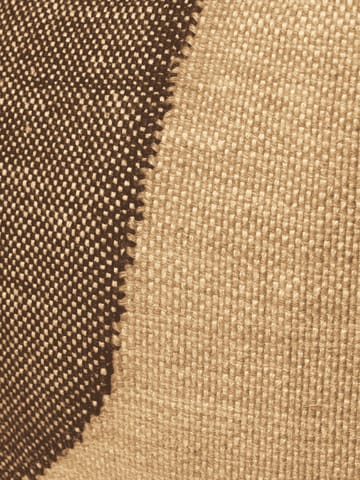 Forene square pouf zitpoef 60x60x40 cm - Tan-Chocolate - Ferm Living