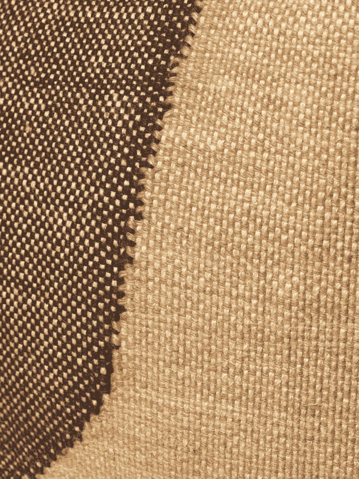 Forene square pouf zitpoef 60x60x40 cm, Tan-Chocolate Ferm Living