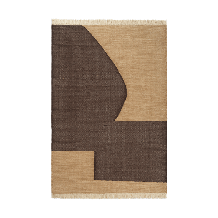 Forene vloerkleed - Tan-Chocolate, 140x200 cm - Ferm LIVING