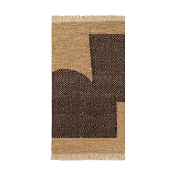 Forene vloerkleed - Tan-Chocolate, 80x140 cm - Ferm Living
