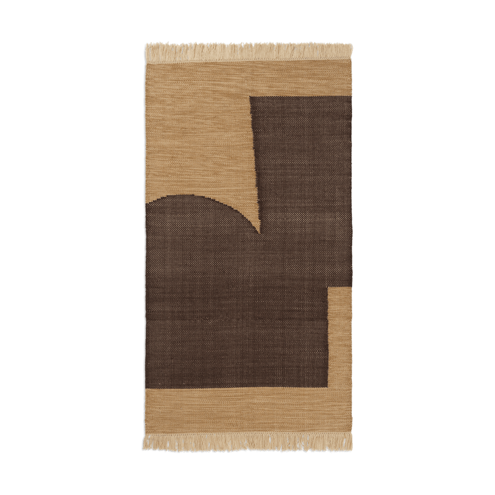 Forene vloerkleed - Tan-Chocolate, 80x140 cm - Ferm LIVING
