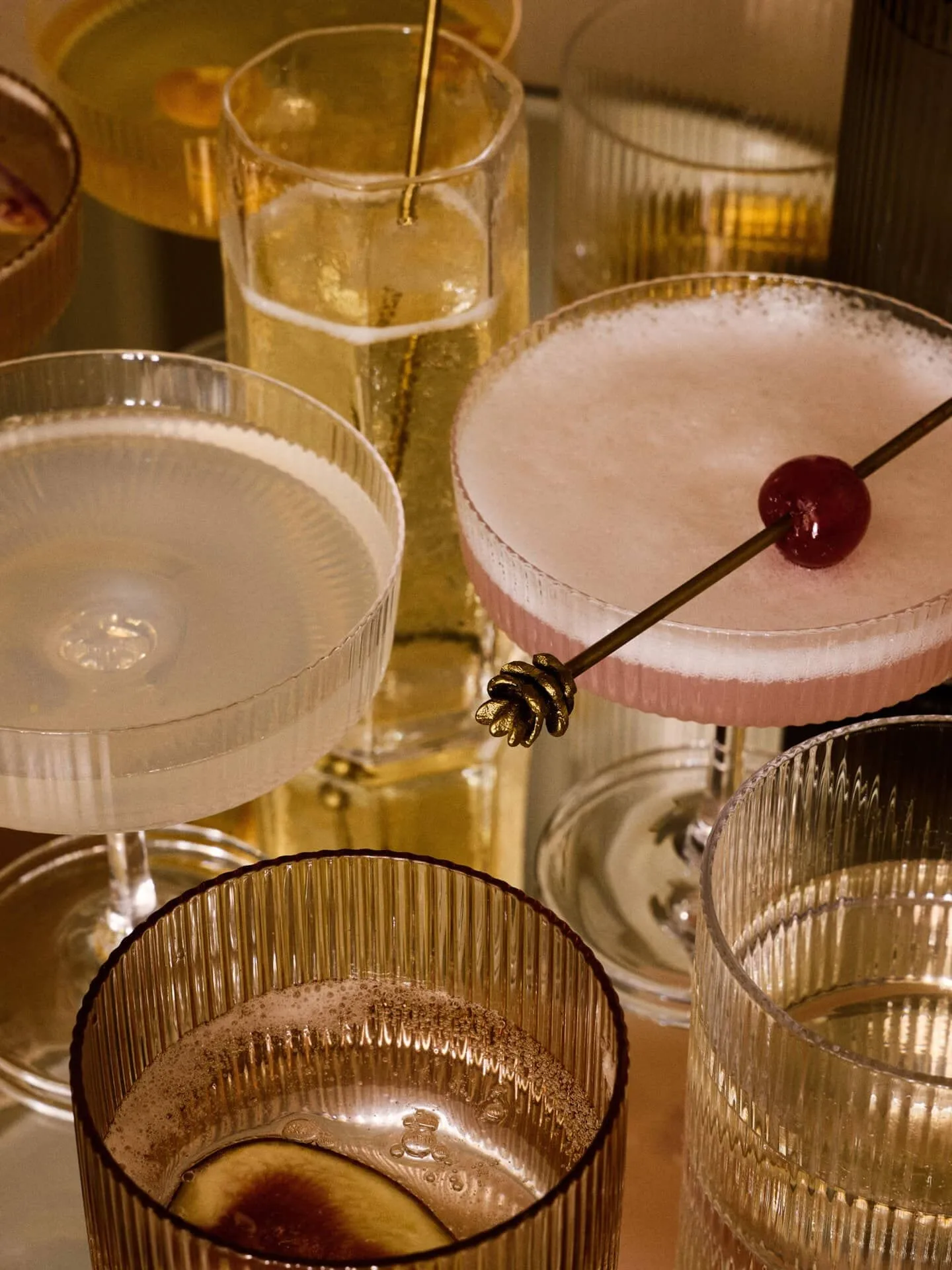 Forest cocktailprikkers 6-pack, Messing Ferm Living
