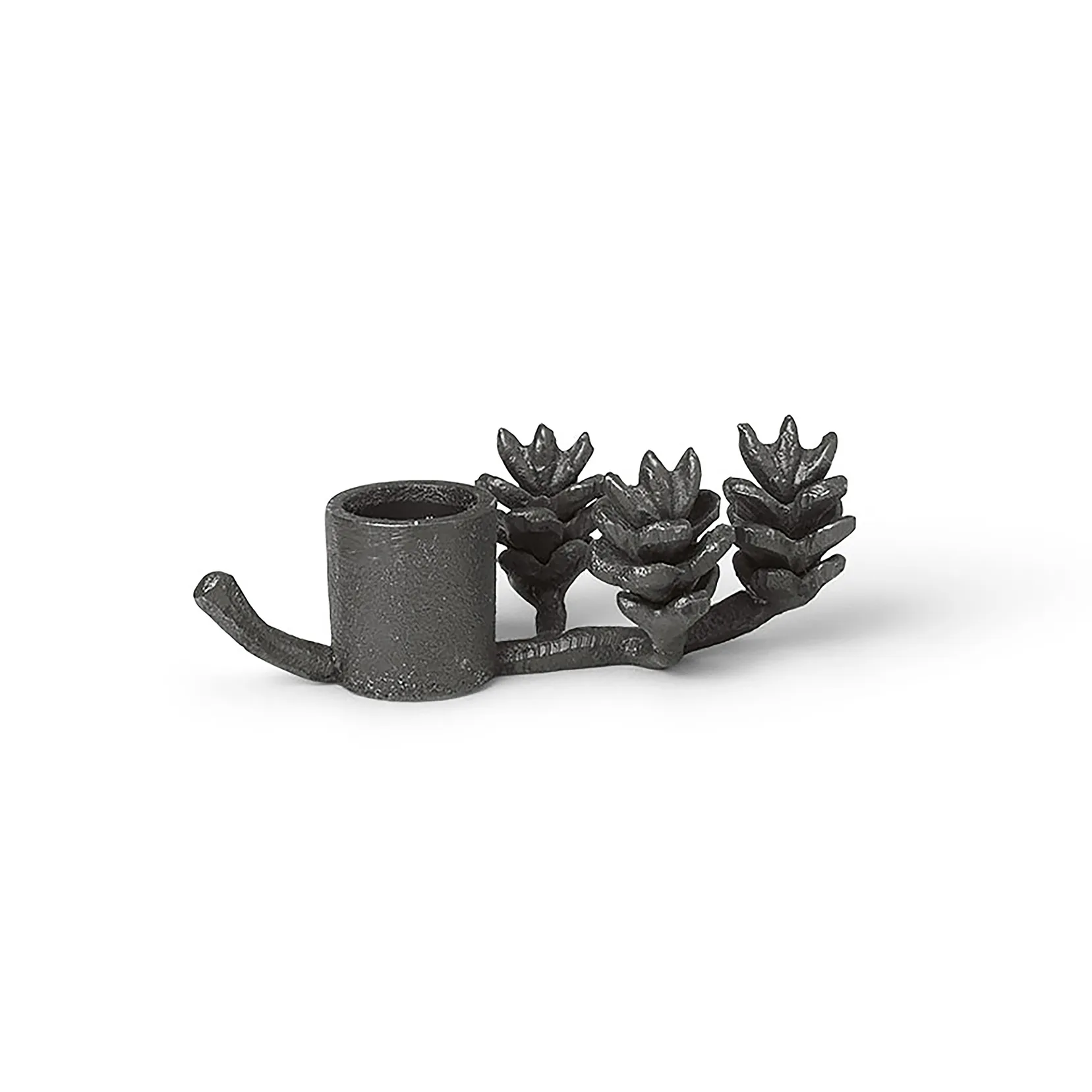 Forest kandelaar 6 cm, Zwart messing Ferm Living