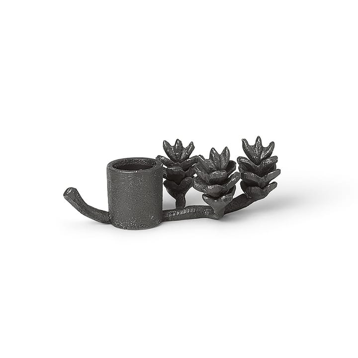 Forest kandelaar 6 cm - Zwart messing - Ferm Living