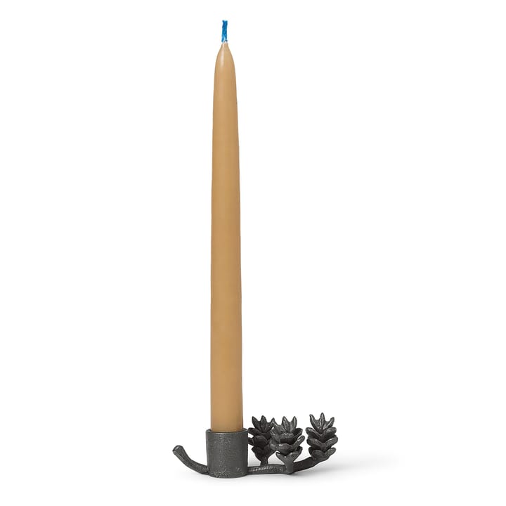 Forest kandelaar 6 cm, Zwart messing Ferm Living