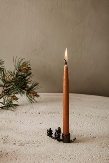 Forest kandelaar 6 cm - Zwart messing - Ferm Living