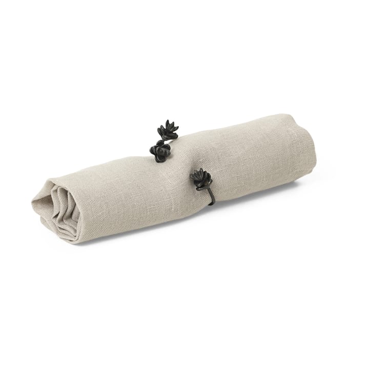 Forest servetring 4-pack, Black brass Ferm Living