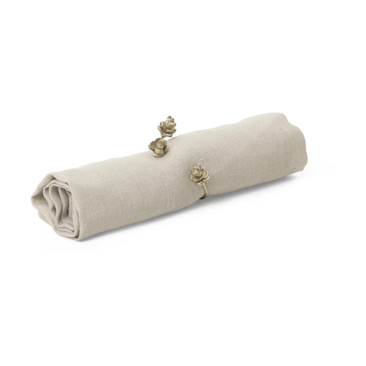 Forest servetring 4-pack, Brass Ferm Living