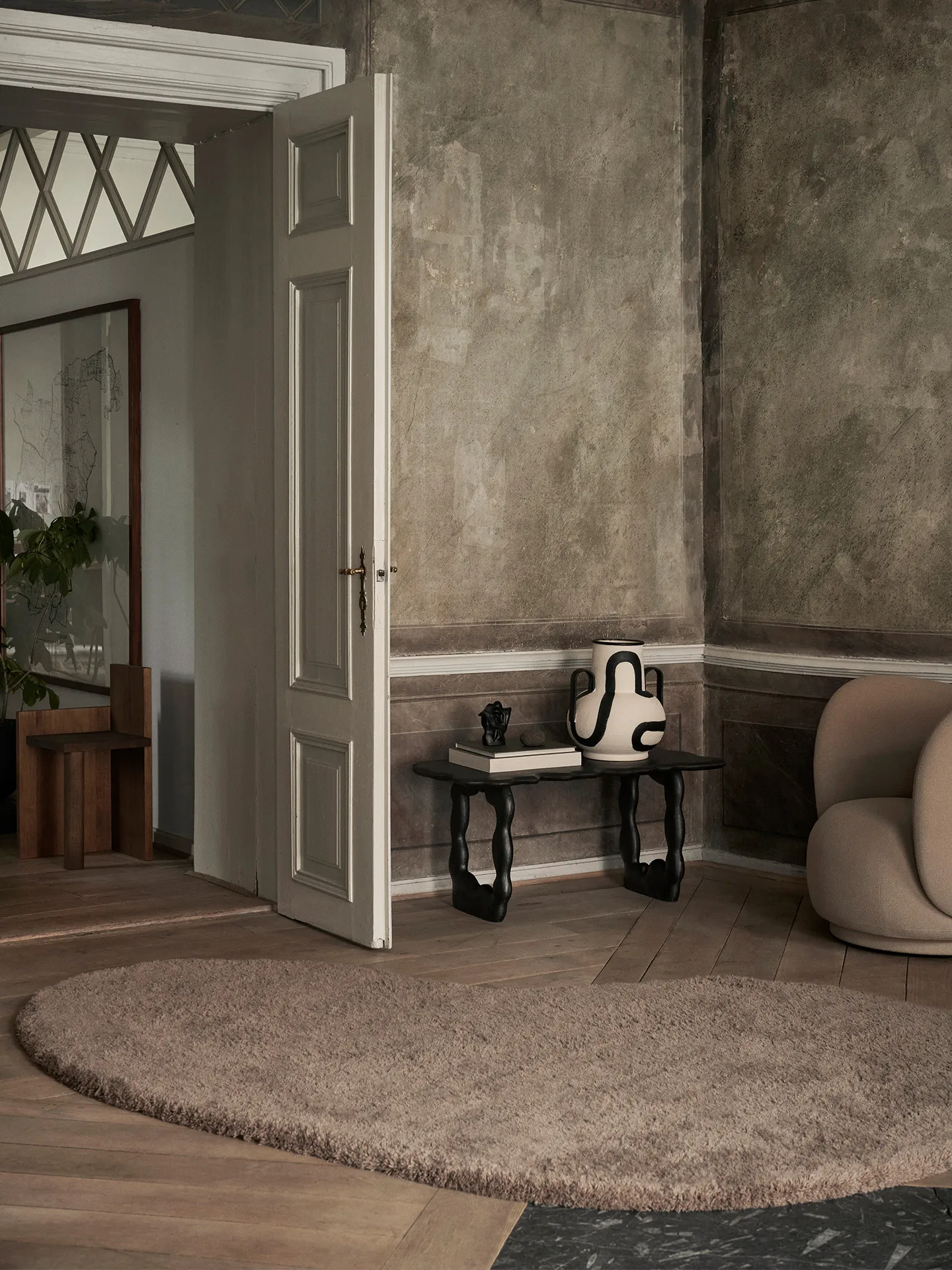 Forma wollen vloerkleed 175x250 cm, Asbruin Ferm Living