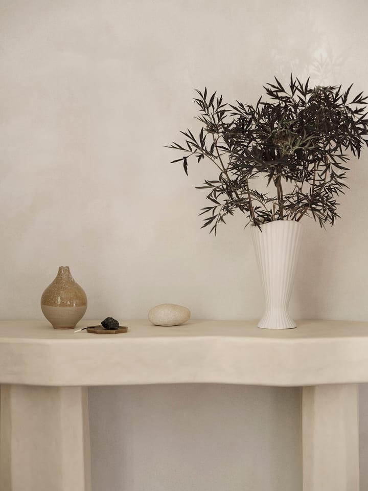 Fountain vaas 23 cm, Off white Ferm Living
