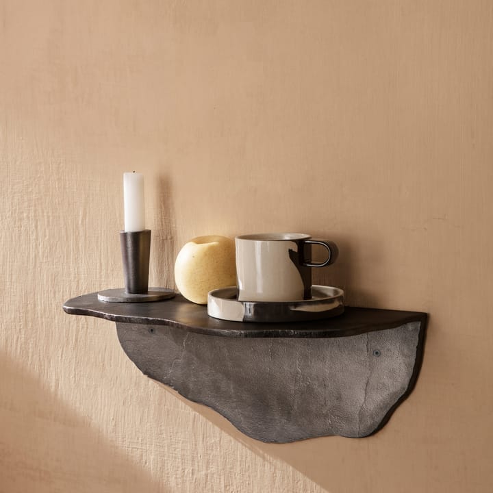Fracture plank, Zwartgeblakerde aluminum Ferm Living