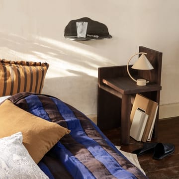 Fracture plank - Zwartgeblakerde aluminum - Ferm Living