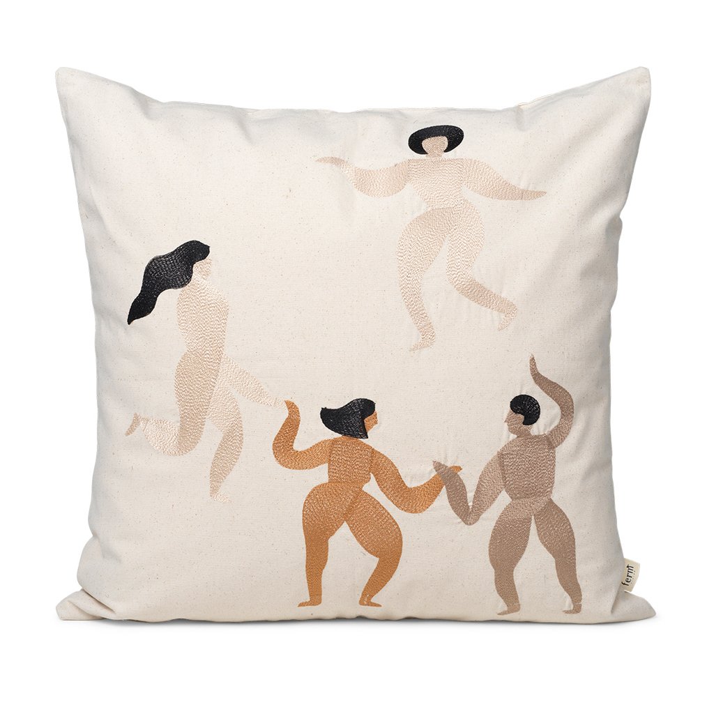 Ferm Living Free kussen 50x50 cm Natural | Scandinavisch Interieur | Kussens | Beige
